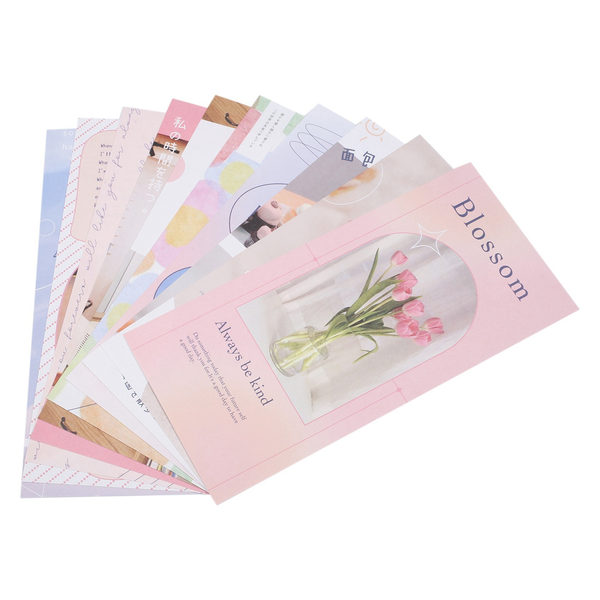 Aesthetic Scrapbook Kit(348Pcs) Junk Journal Kit With Stationery(B)