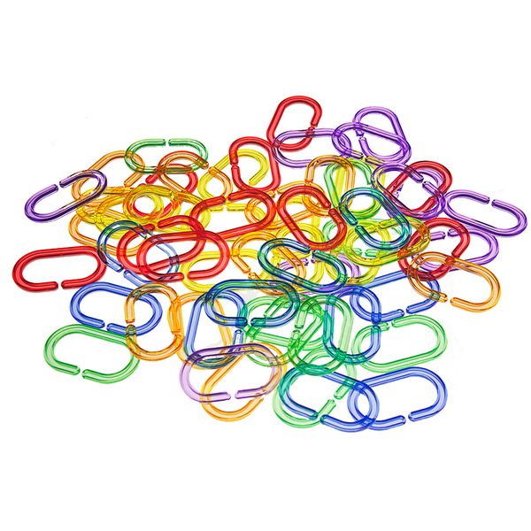 Greenbean Strong Multi-Coloured Translucent Building Links