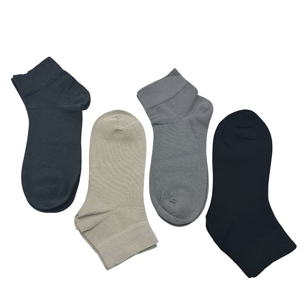TIVTOV 4 Pair Men's Premium Cotton Socks Breathable Everyday Comfort