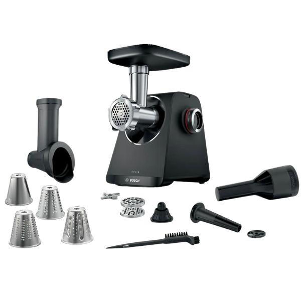 Bosch - Food mincer MultiPower Series 4 Black- 1900W