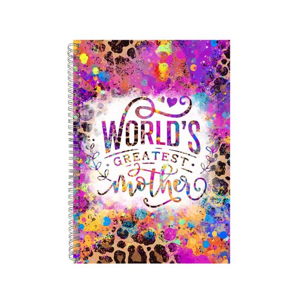 Worlds Greatest Mom Notebook Mother's Day Gift Idea A4 Notepad Pad 84