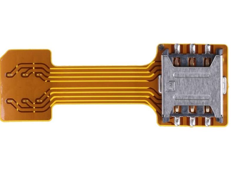 Antwire ANT-DUALSIM-CON Hybrid Double Dual SIM Card Micro SD Adapter