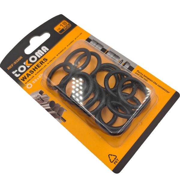 Tokoma 83208 Rubber Washers (18 Pieces