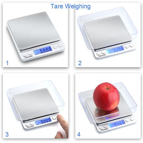 Precision Scale 0.01g, 500g/0.01g Kitchen Scale, Jewelry Scales With Tare  And Count Function, Pocket Scale With Backlit Lcd Display (stainless Steel 