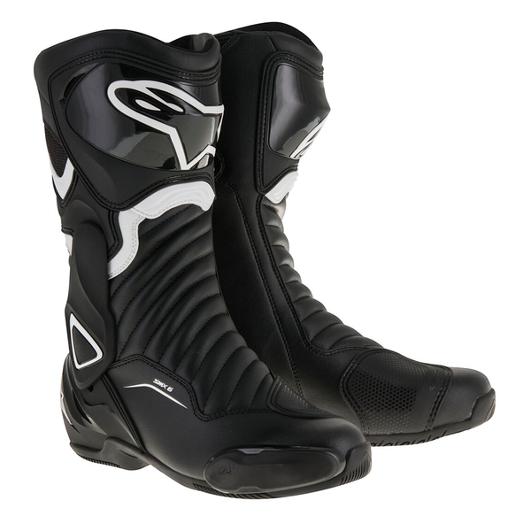 Alpinestars S-Mx 6 V2 Boots Black/White - Black / White - Eu 42