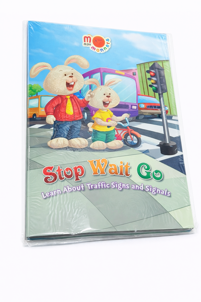 A4 Stop And Go Story Book - Traffic And Road Signs Book-32 Pgs-12 x Books