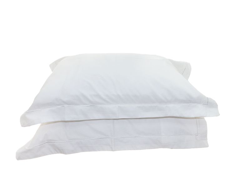 Egyptian Collection - Pillow Cover Set 400 TC - 01 Pc Set - Optical White