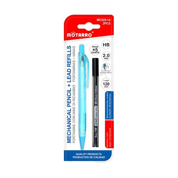High Quality Mechanical Pencil + 5 Pcs 120mm Lead Refills