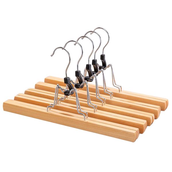 Non-Slip Wooden Rack Hangers Multifunctional High Load-Bearing Capacity