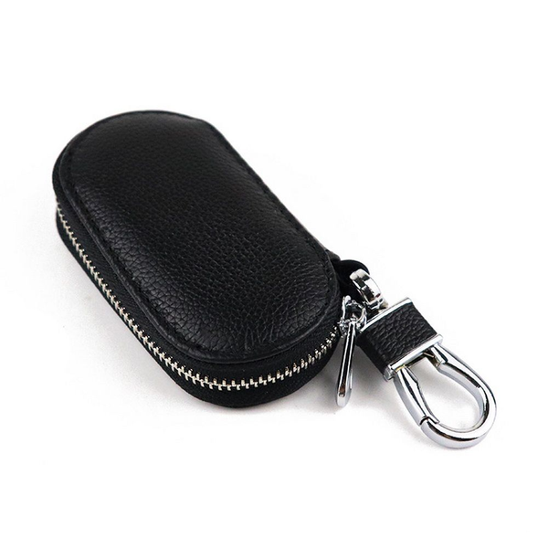 Black Leather Key Case
