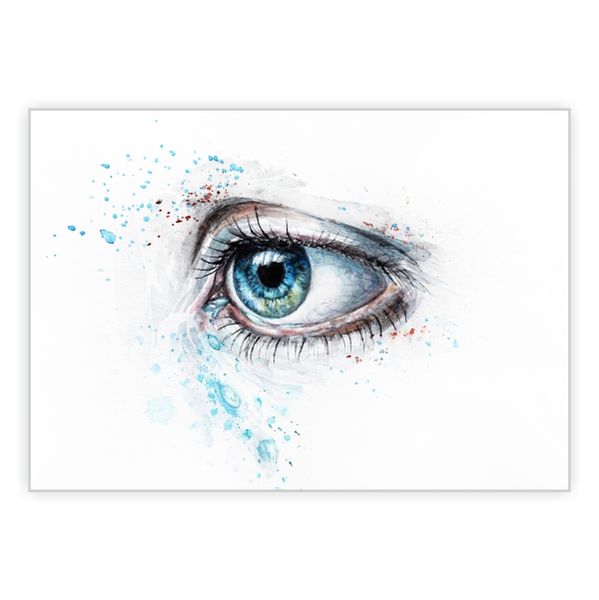 Watercolour Eyes Art - A1 Poster