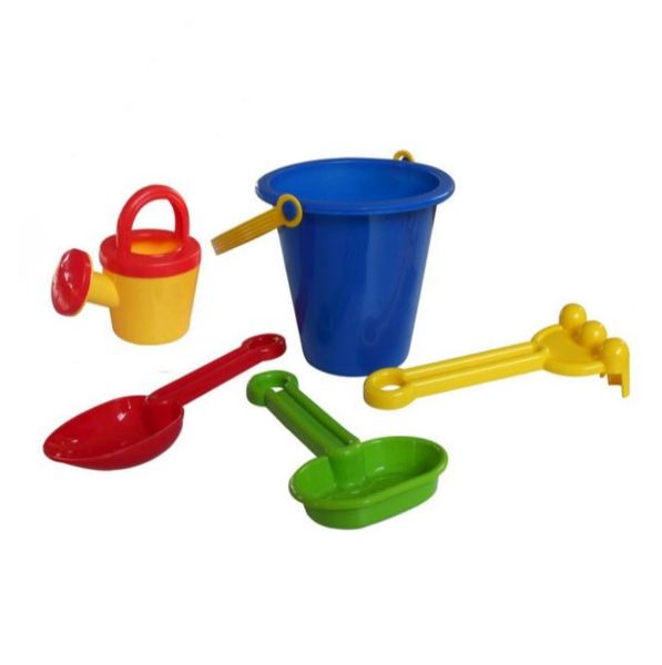 Beach &amp; Garden Blue Bucket &amp; Tools Play Set (5 Pc)-Educational Outdoor Toy