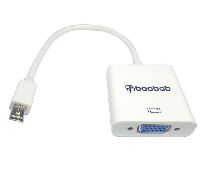 Baobab Mini Display Port To VGA Adapter Cable