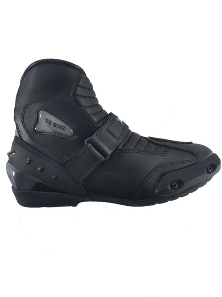 Biker Yes Bike Leather Shoe Black 003