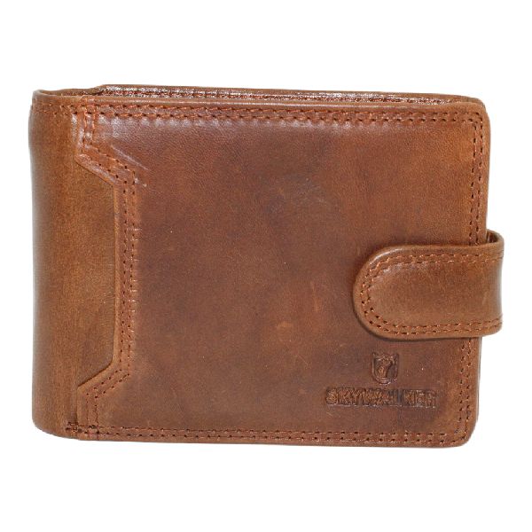 Skywalker Men's Genuine Leather Bi-fold Wallet