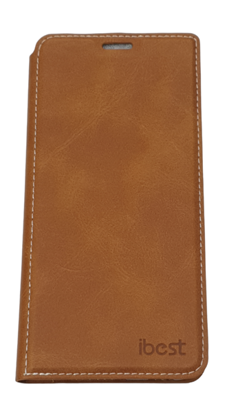 Flip Case Cover Compatible with Samsung Galaxy S24 - Brown