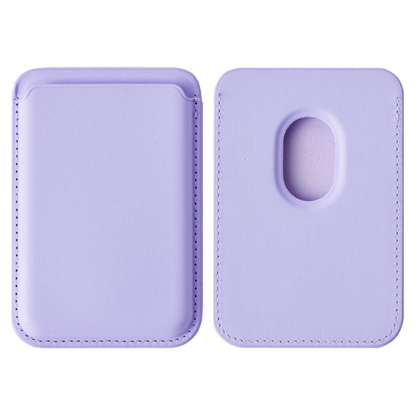 MagSafe Magnetic Card Holder Slim PU Leather Wallet Compatible with iPhone