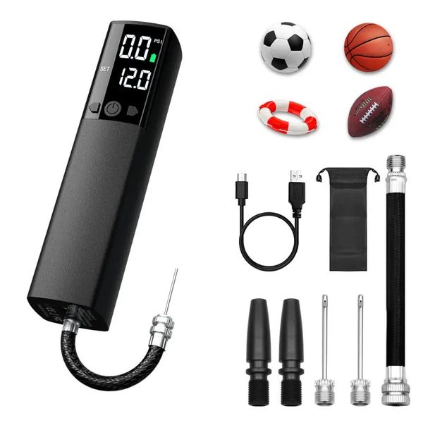 Electric Smart Air Ball Pump with Precise Pressure Gauge and Digital LCD