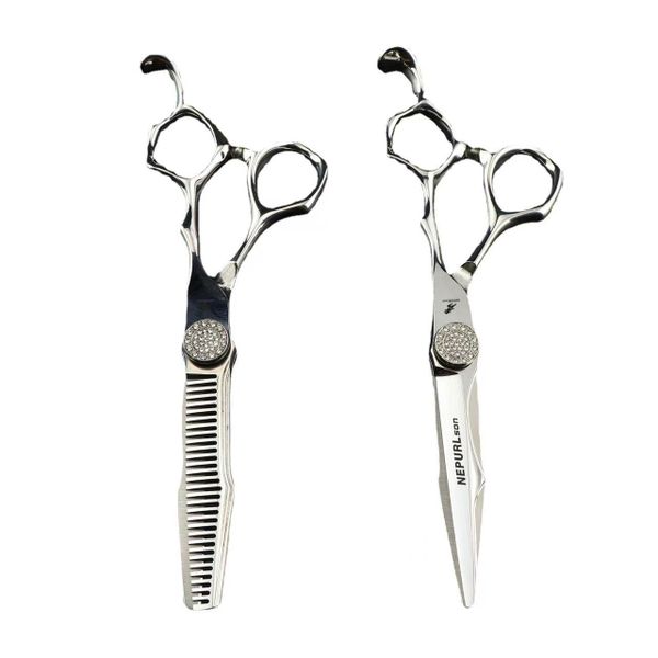6Inch Double-Sided Sword-Shaped Hairdressing And Barbering Scissors