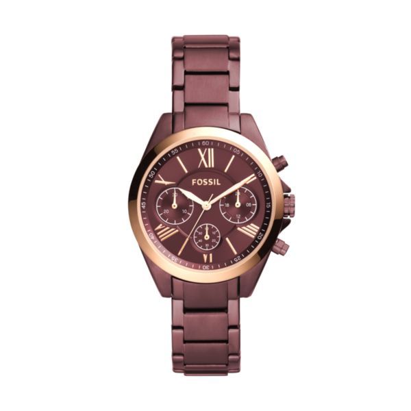 Fossil Modern Courier Maroon Ss-BQ3281