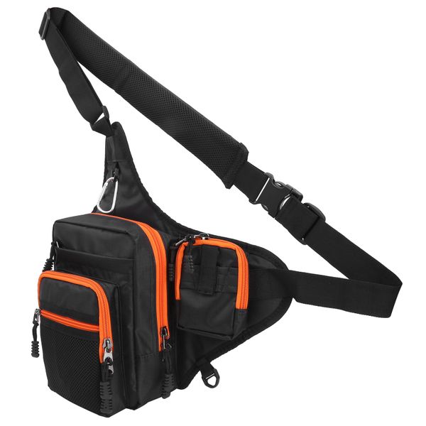 Fishing Waist Bag Compatible with Outdoor Sport Multifuction Canvas