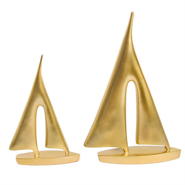 Boat Decorations Statue Decor Art Sculptures And Statues(2Pcs)Black