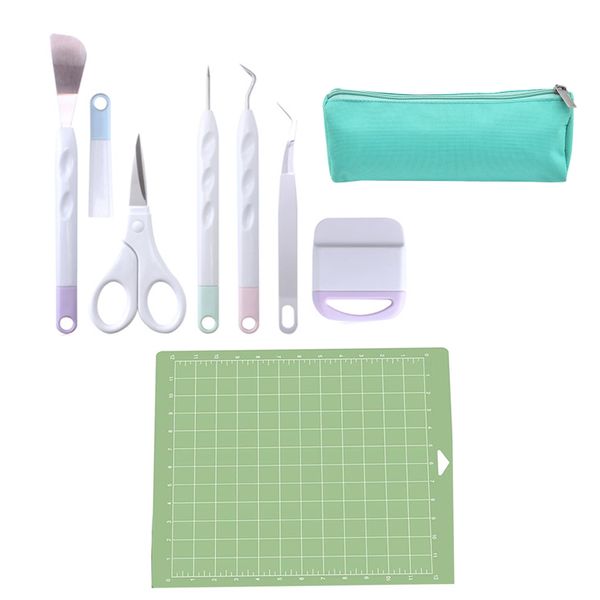 9Pcs Craft Vinyl Weeding Tools Set Includes organizer bag