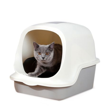 WigWagga Low Odour Enclosed Cat Toilet Litter Box 38cm x 49cm