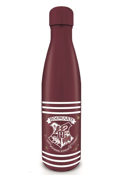 Harry Potter - Crest &amp; Stripes Metal Drinks Bottle