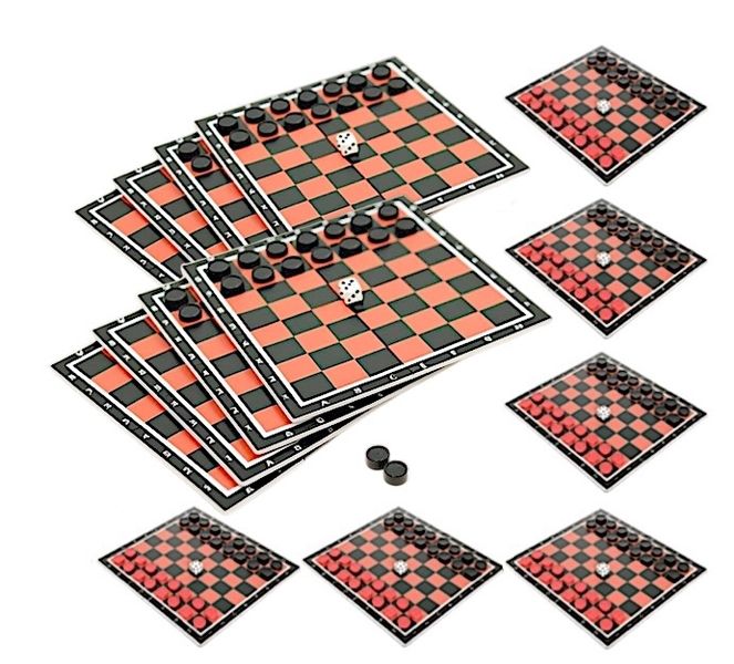 Classic Checkers Games Pack of 20 - Fun Party Favors &amp; Giveaways