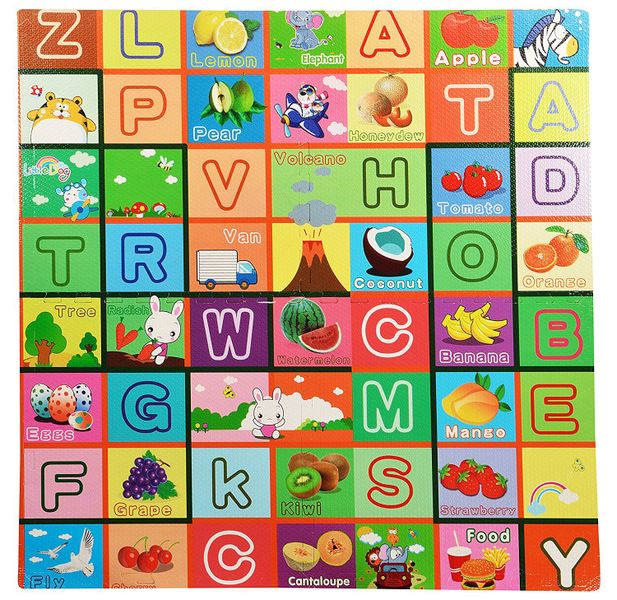 ABC Puzzle Rubber Play Mat for Toddlers