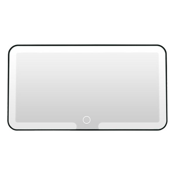 LED Car Sun Visor Vanity Mirror with 3 Light Modes &amp; Rechargeable Battery