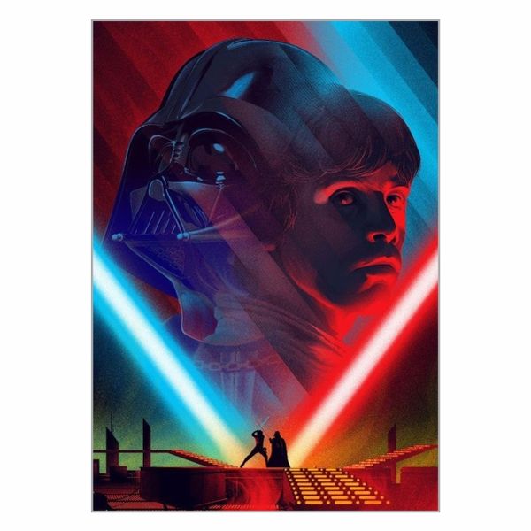 Darth Vader And Luke Skywalker Poster - A1