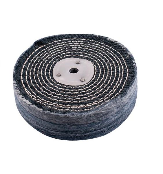 Colour Buff/Mop 150mm x 3 Section x 30mm Thick - 4 Pack