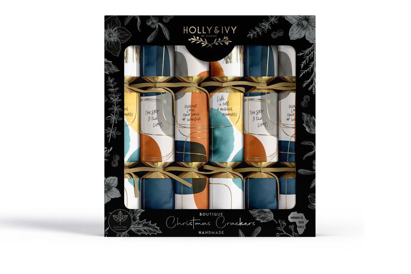 Boutique - Modern Shapes Christmas Crackers