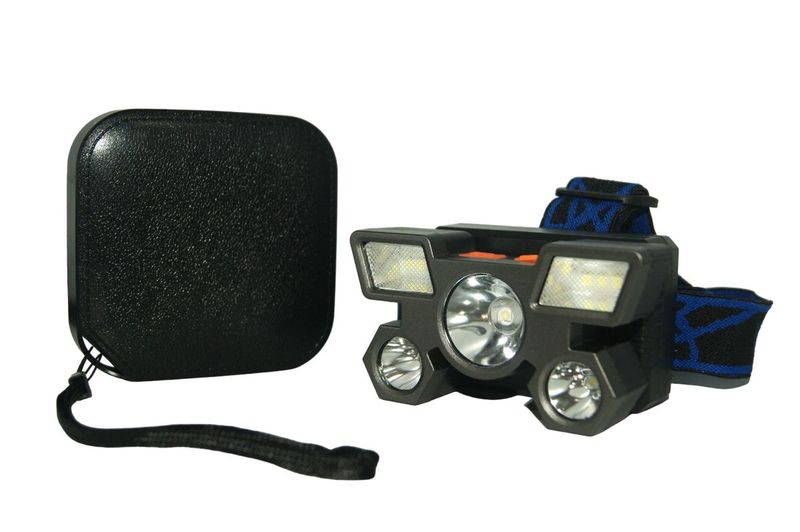 LED Fishing Headlamp - Rechargeable with a Portable Powerbank