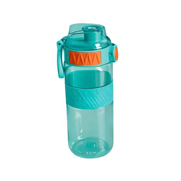 Sports Water Bottle with Carry Handle - Drinking Bottle - Green - 800ml