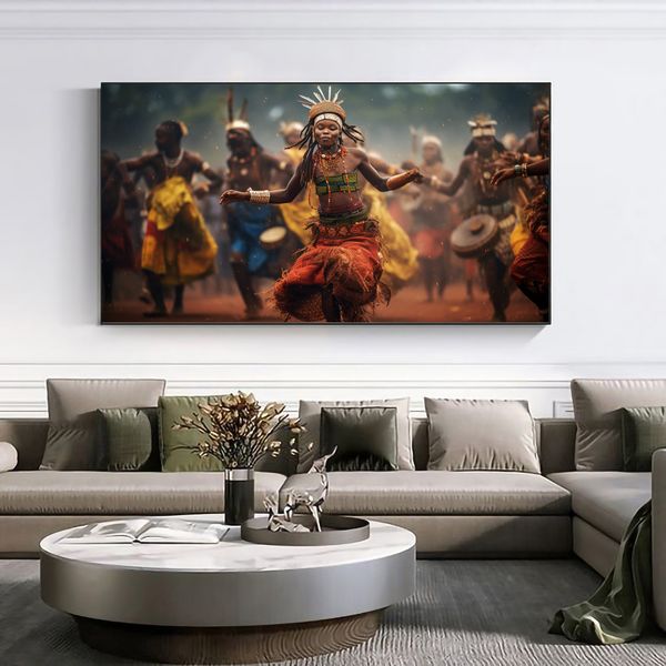 Canvas Wall Decor - Dance of the Ancestors - 0368