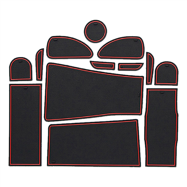 Compatible For Toyota Door Groove Mat Accessories Stickers Red