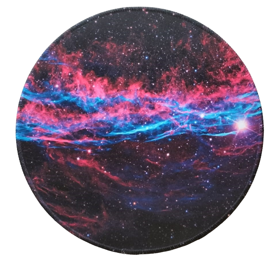 Round Mouse Pad - Stary Galaxy ( Black, Blue , Red print) | Shop Today ...