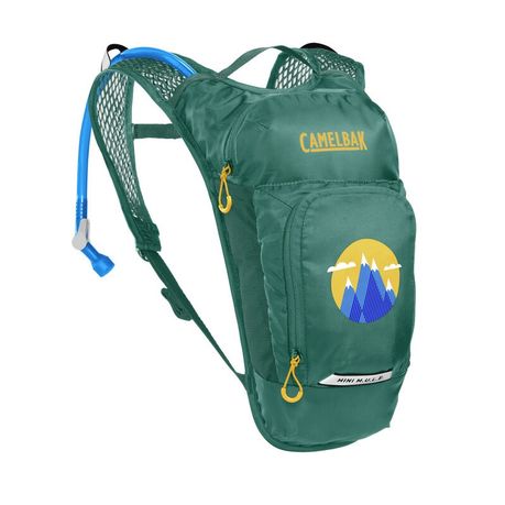 Camelbak Mini M.U.L.E 1.5L Green Mountains Kids Hydration Back Pack Daily Sale Shop