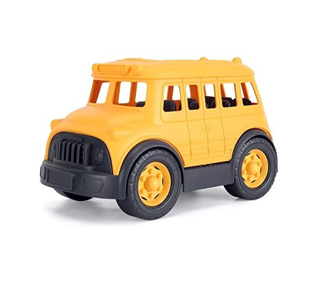 Yellow School Bus Toy - Open-Top and Open-Window Design for Kids