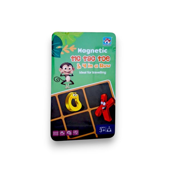 Magnetic Tic Tac Toe and 4 in a Row Boardgame