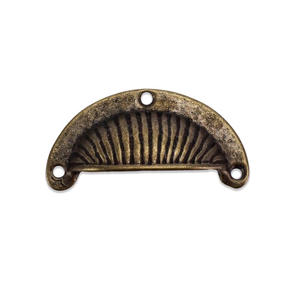 Handle - Vintage Drawer Handle - Hyde - Antique Brass