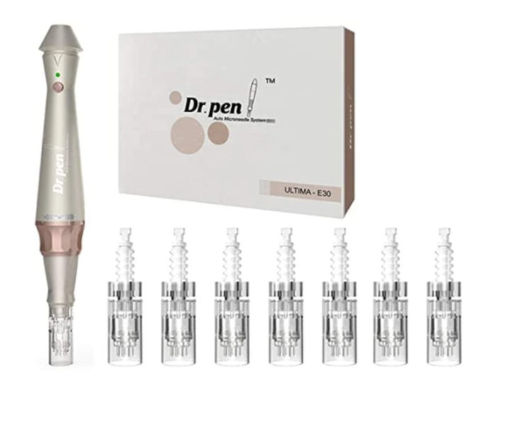 Dr Pen E30 (Wireless) plus 7 x 12 Pin Needle Cartridges