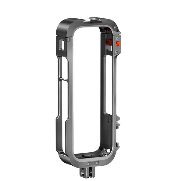 Multifunction Aluminum Frame Cage Kit for Insta360 X4 with Lens Cap