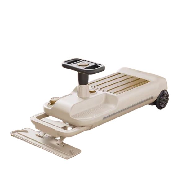 2-in-1 Kids Cleaning Go Kart: Ride and Mop