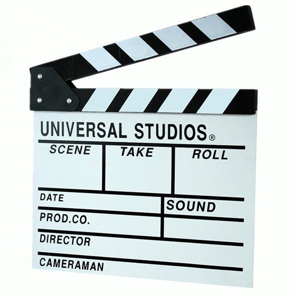 Aankopen - Director White Clapper Board - Wooden - Large