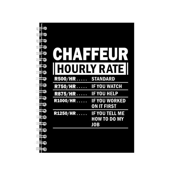 Chaffeur Wire Bound Notebook Driver Gift Writing Books Notepad