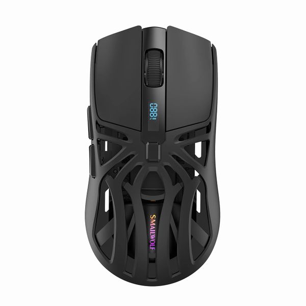 SMAILWOLF RS8 1000Hz Bluetooth Mouse, 10000dpi, Three-mode Connection